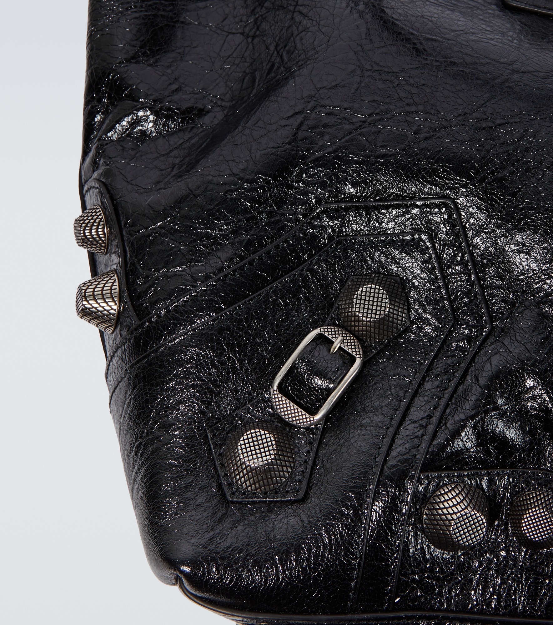 Le Cagole Medium leather tote bag - 6