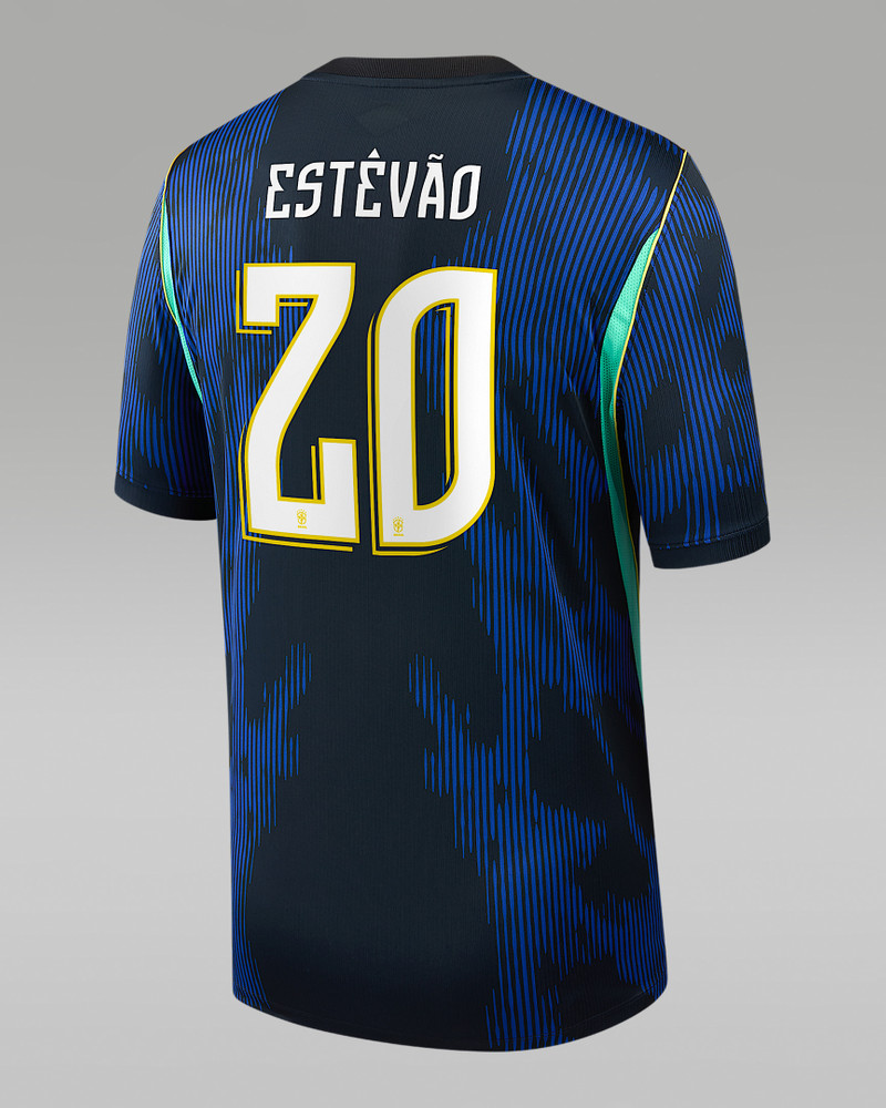 Estêvão Brazil National Team 2026 Stadium Away Men's Nike Dri-FIT Soccer Jersey 1