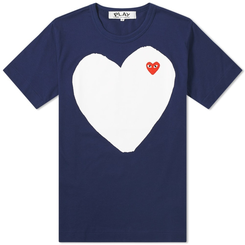 Comme des Garçons PLAY Comme des Garcons Play Solid Heart Logo Tee outlook
