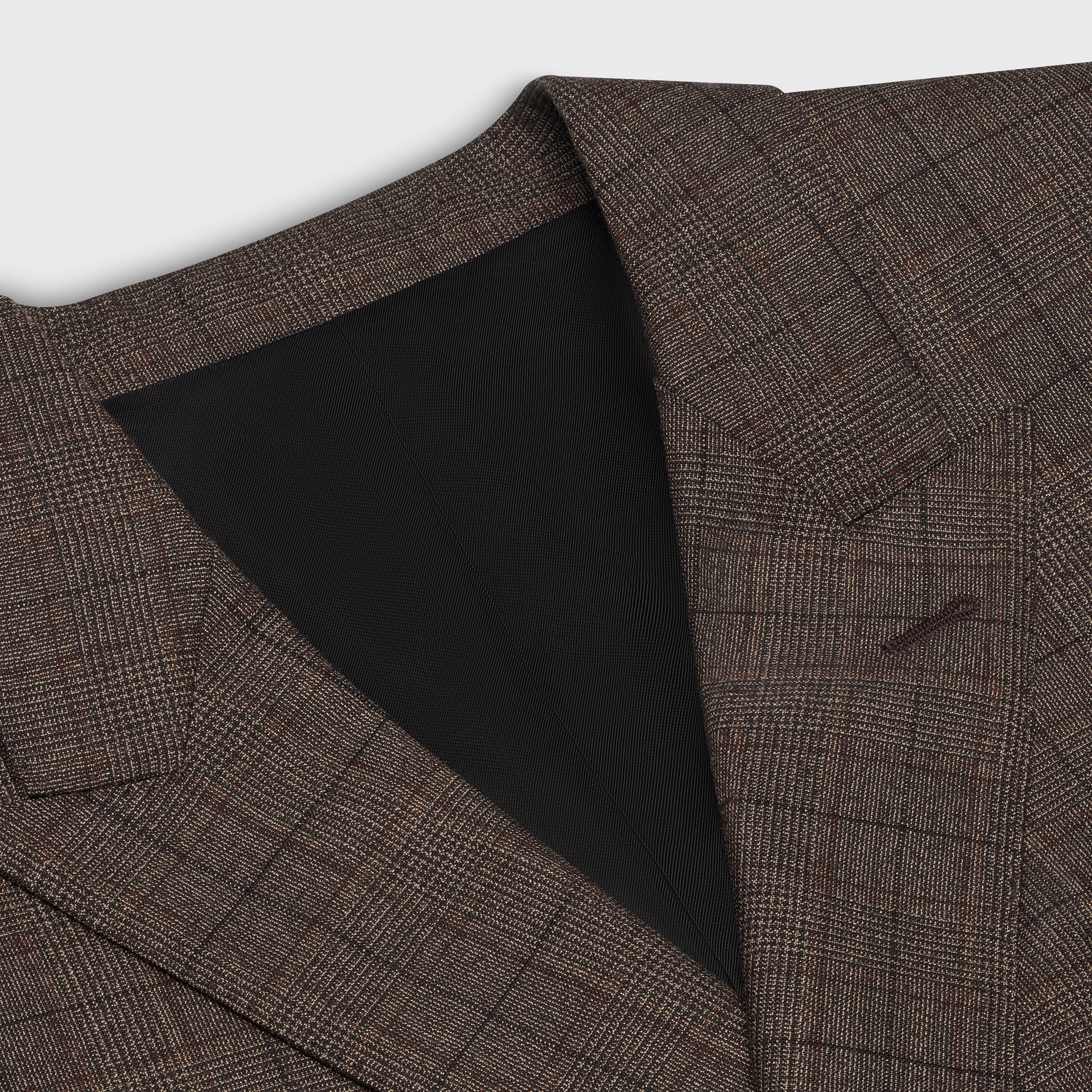 RECTANGLE JACKET IN PRINCE OF WALES CHECK - 3
