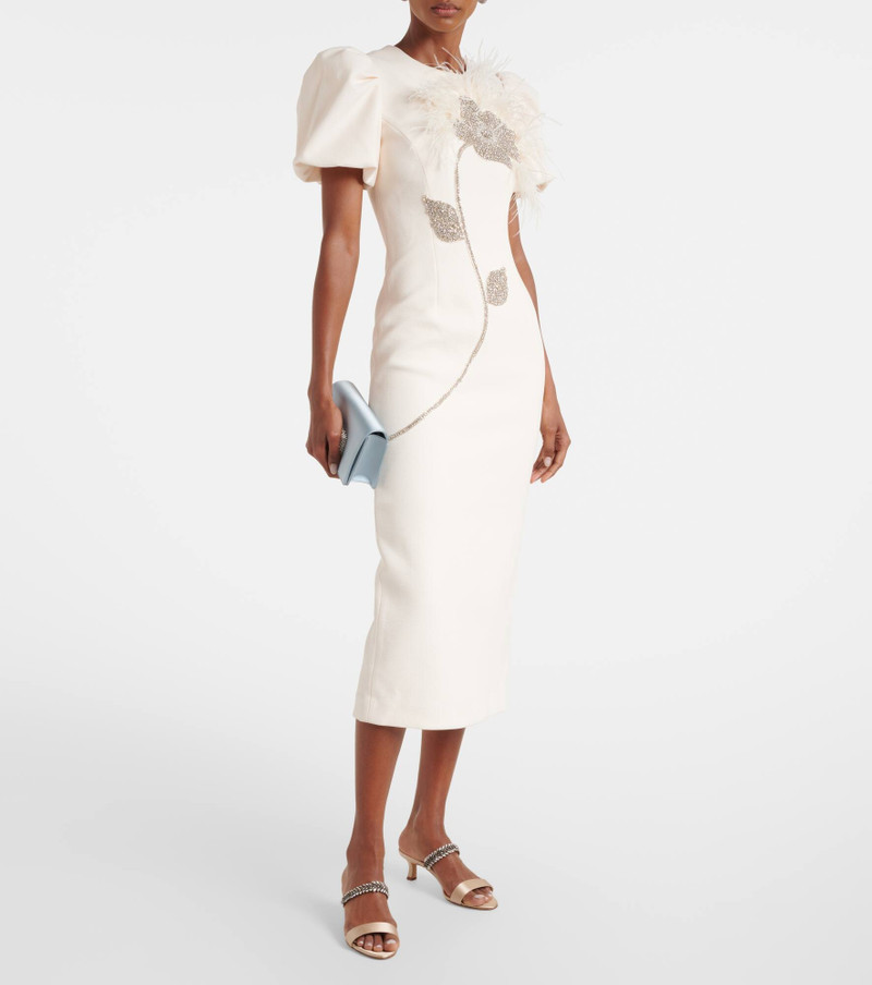 Manolo Blahnik Kifasan embellished satin mules outlook