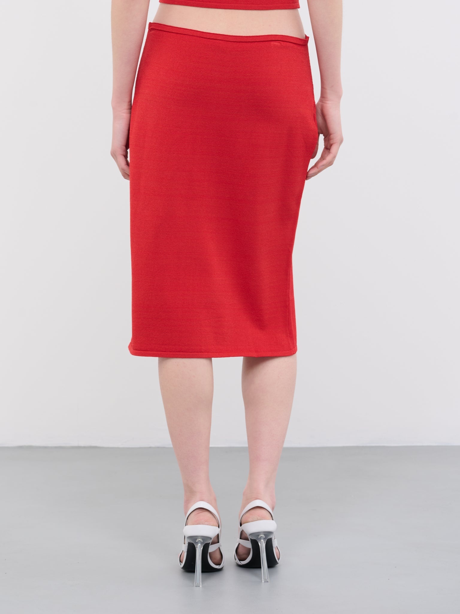 Slash Midi Skirt - 3