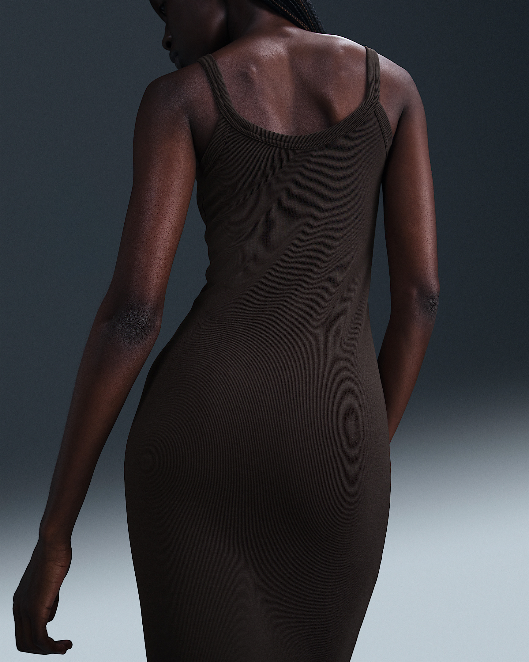 Nike Sportswear Chill Knit Women's Tight Mini-Rib Tank Dress - 3