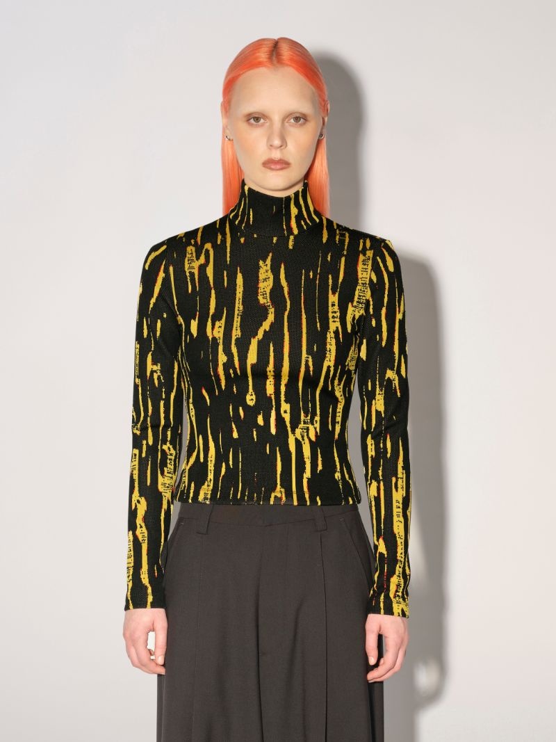JACQUARD TURTLE NECK - 3