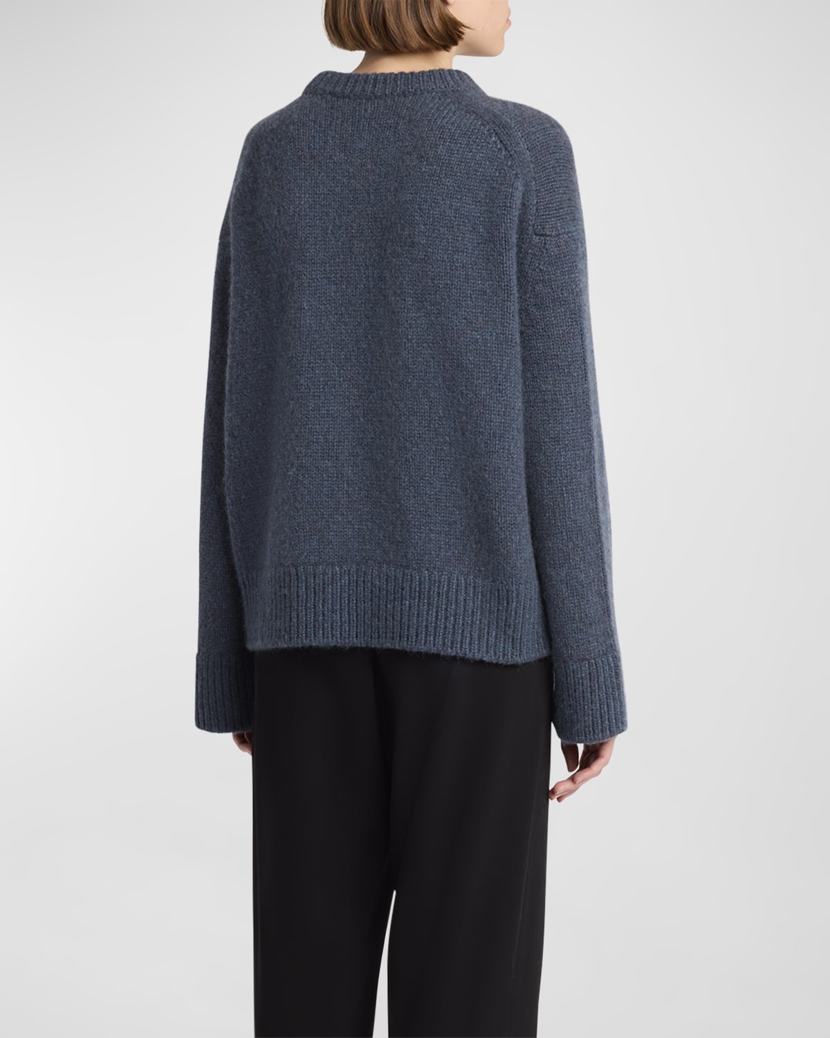 Hamis Brushed Cashmere-Mohair Sweater - 6