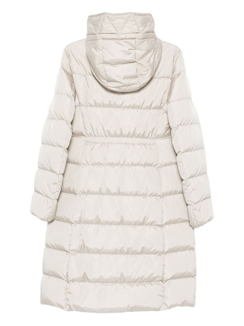 Moncler hooded quilted coat outlook
