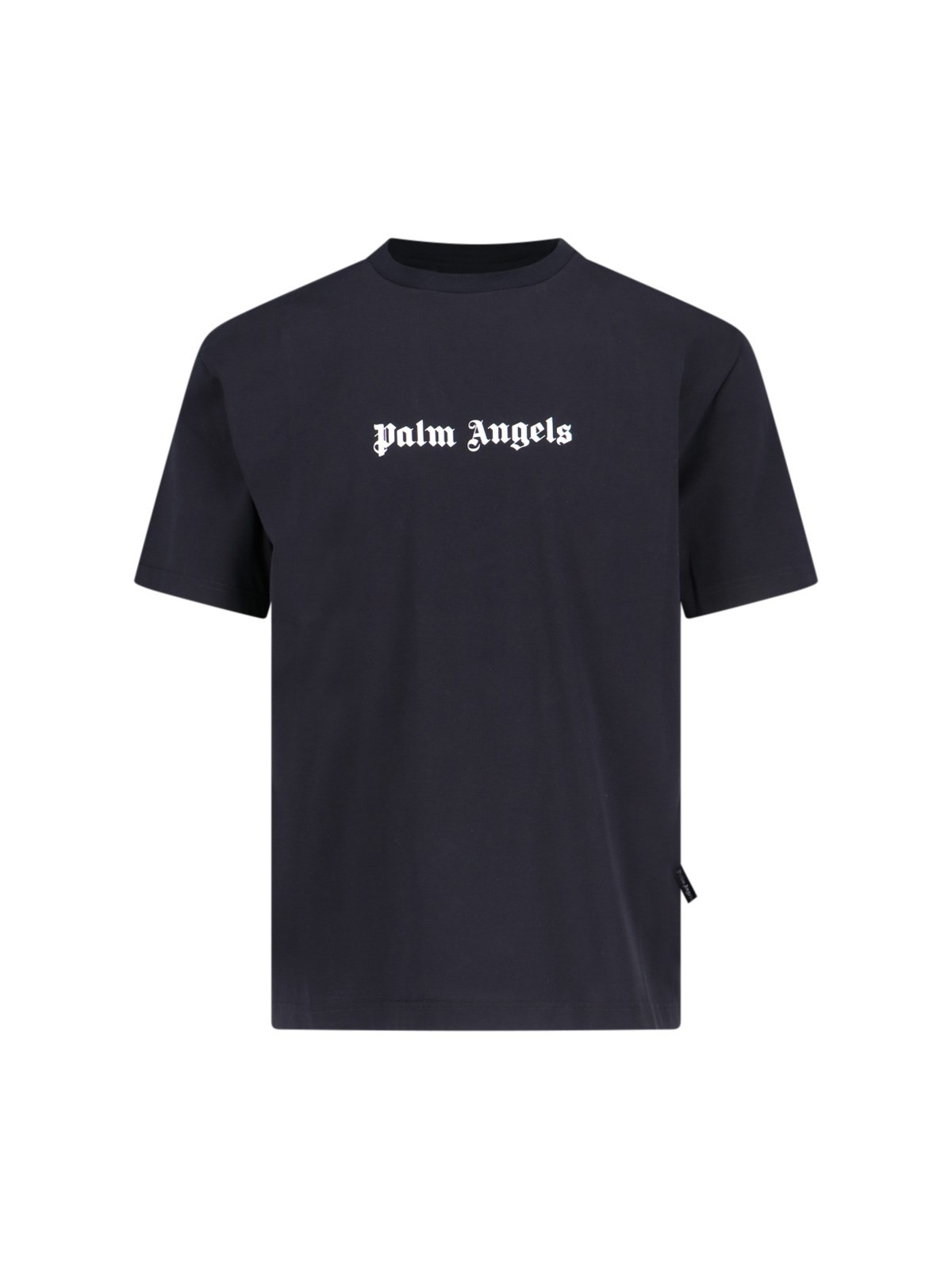 ★送料・関税込み★【Palm Angels】ロゴ Tシャツ PALM ANGELS - 【25SS】バック カーブロゴ オーバー Tシャツ