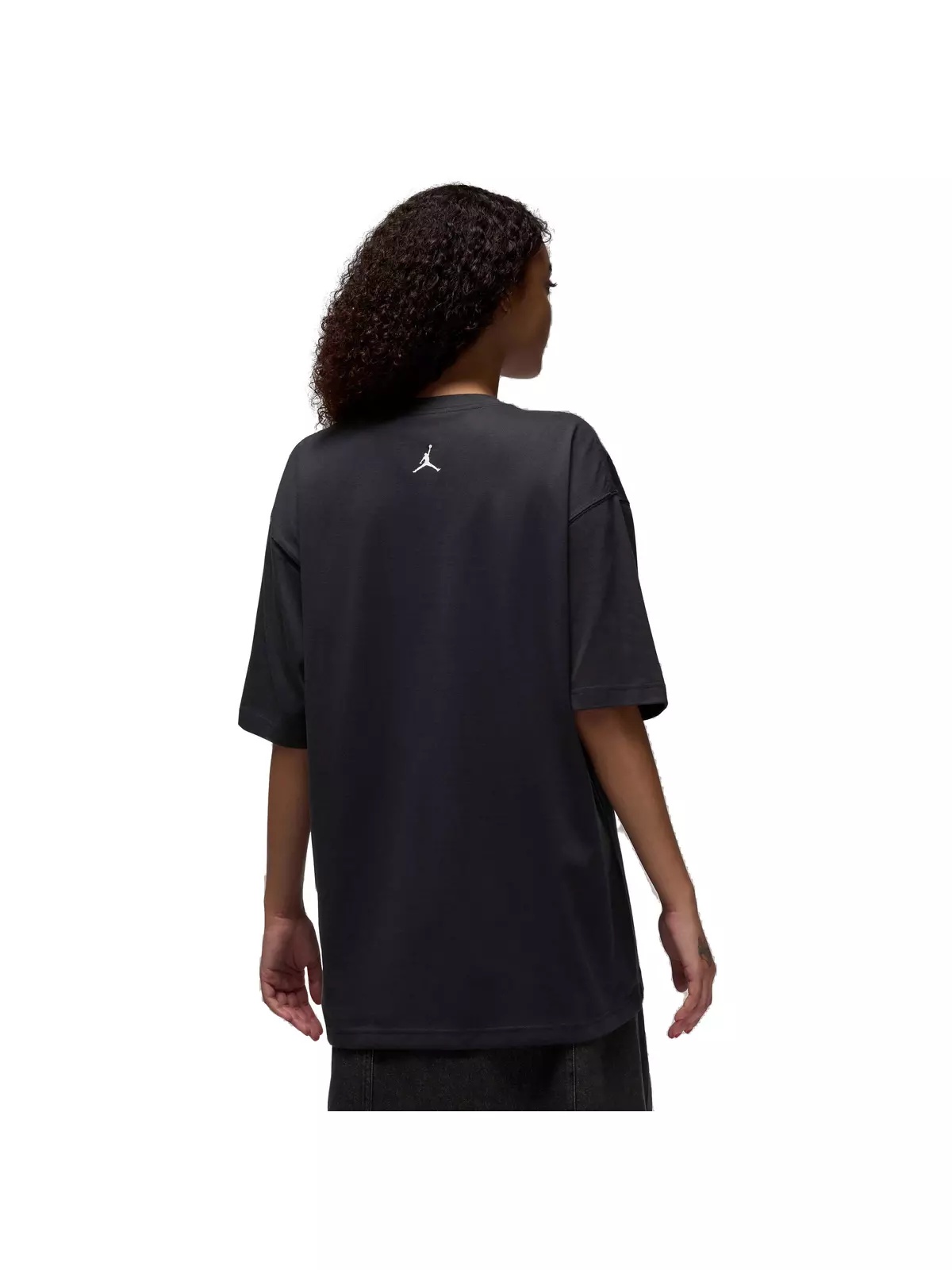 Women's Oversized Graphic T-Shirt - Black - 2
