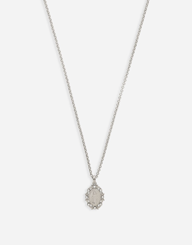 Pendant necklace with crystals - 2