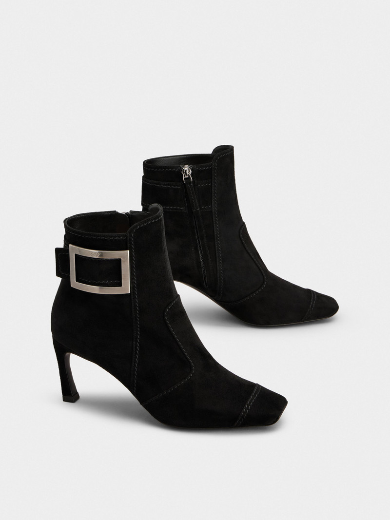 Trompette Booties in suede 4