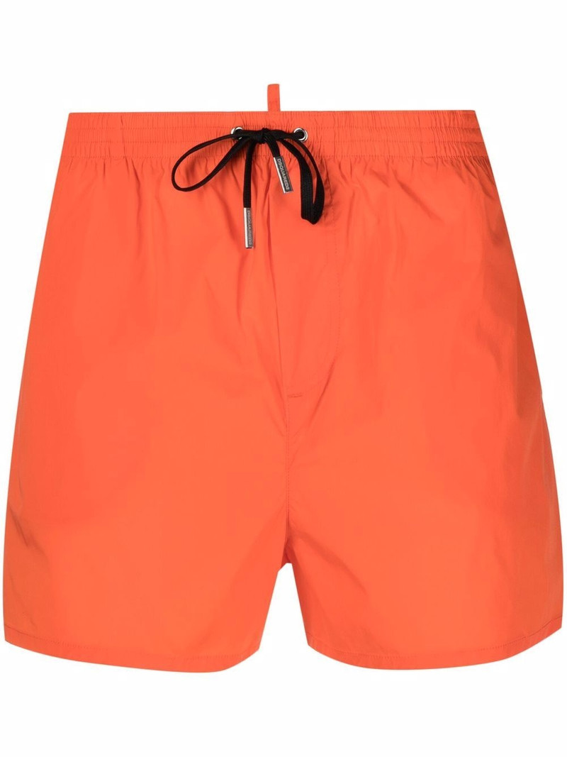 Icon-print drawstring swim shorts 1