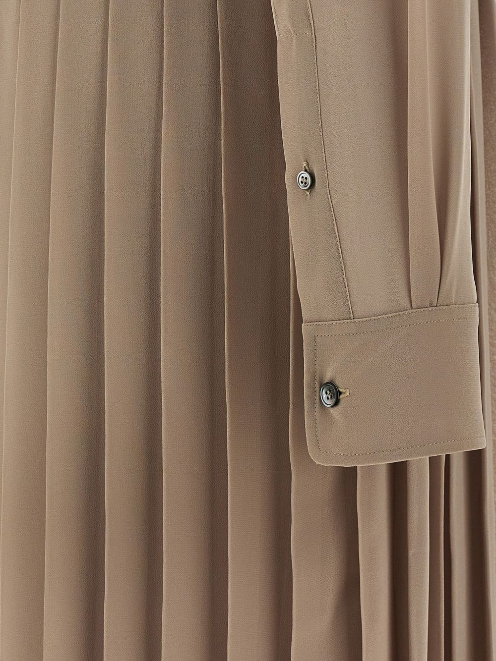 pleated midi shirt dress - 3