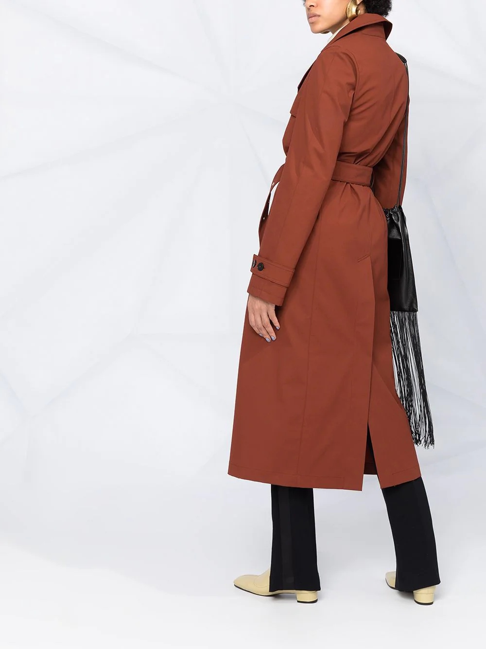 single-breasted trench coat - 6