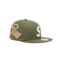 Supreme Supreme Jesus Piece S Logo New Era 'Olive' | REVERSIBLE