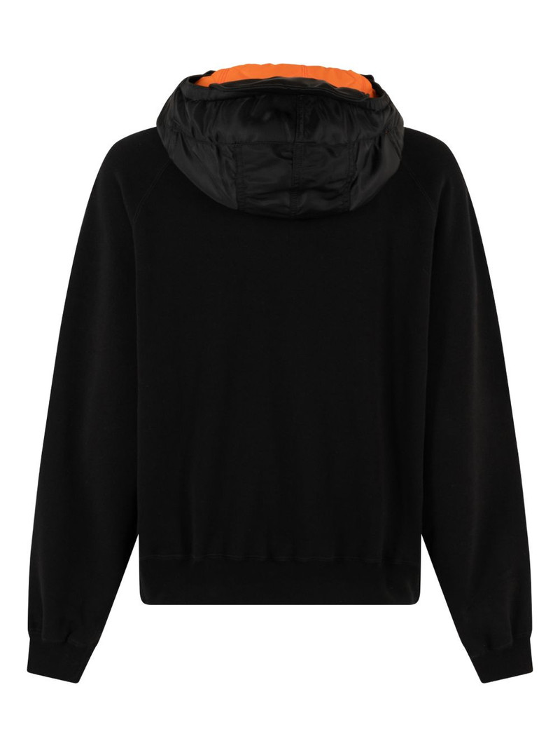 Junya Watanabe MAN x C.P. Company logo-print hoodie outlook