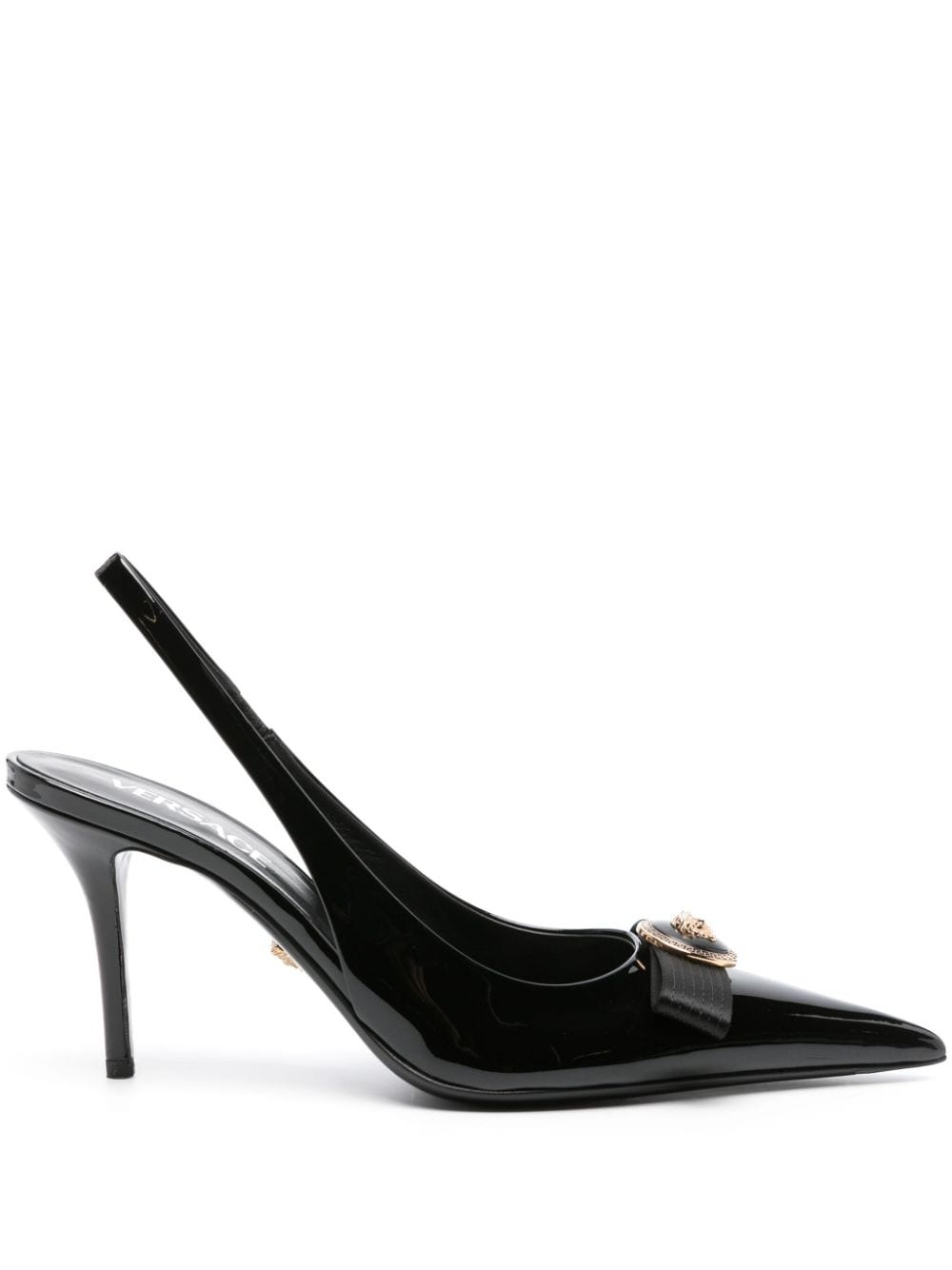 Gianni Ribbon 85mm slingback pumps - 1