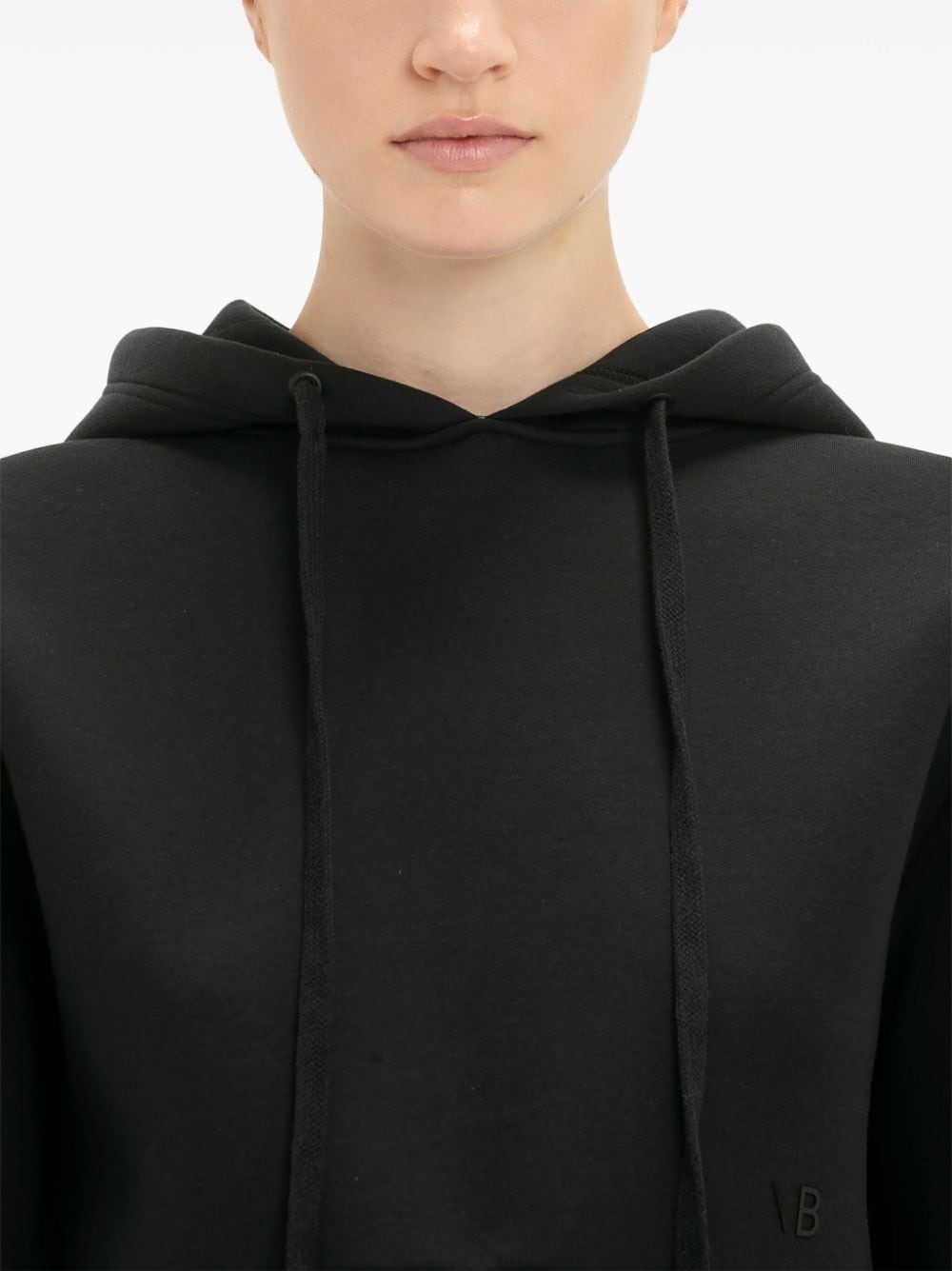 logo-embroidered cotton-blend hoodie - 5