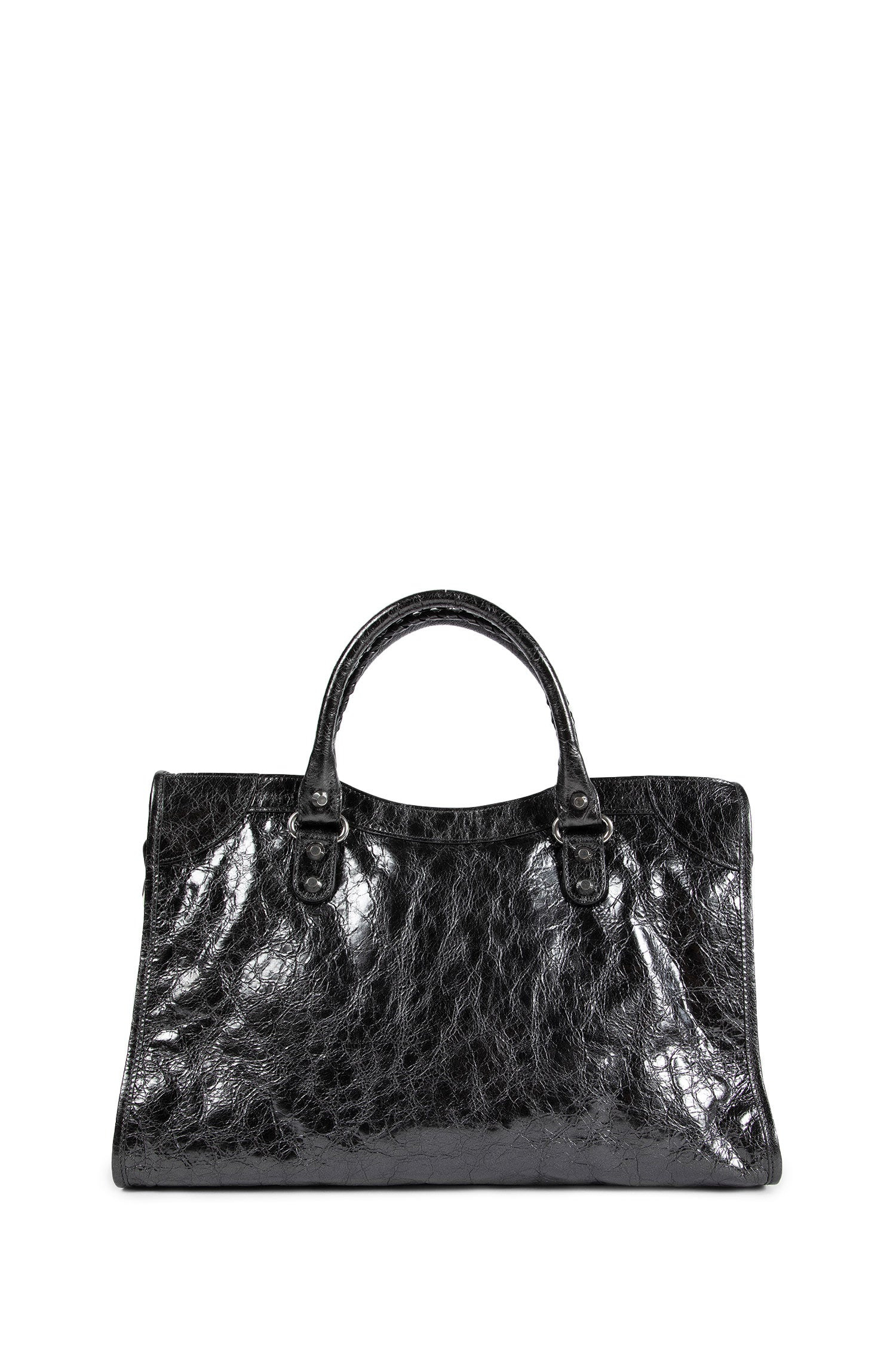Le City Bag Medium In Metallised Arena Lambskin - 3