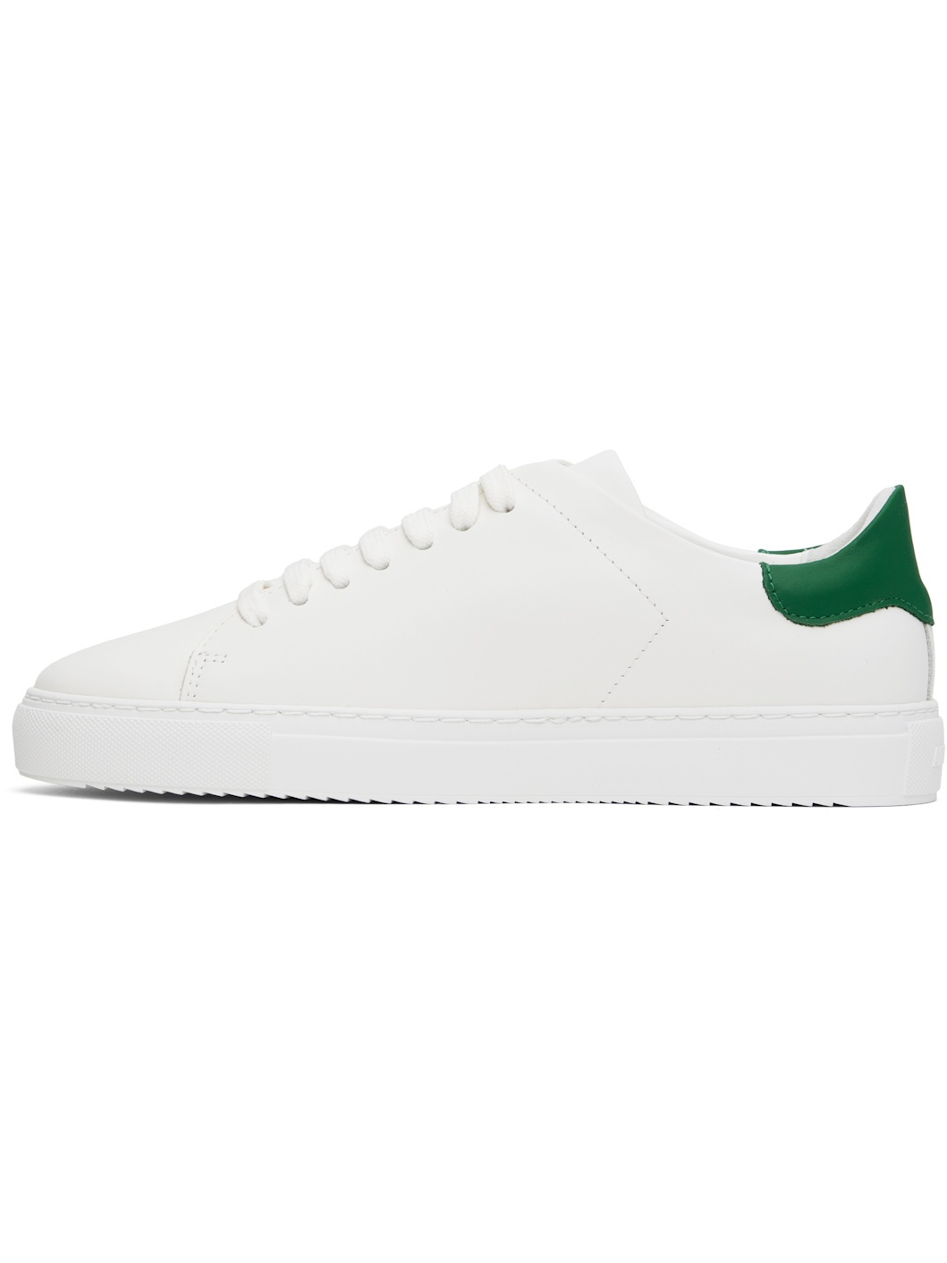 White & Green Clean 90 Sneakers - 3