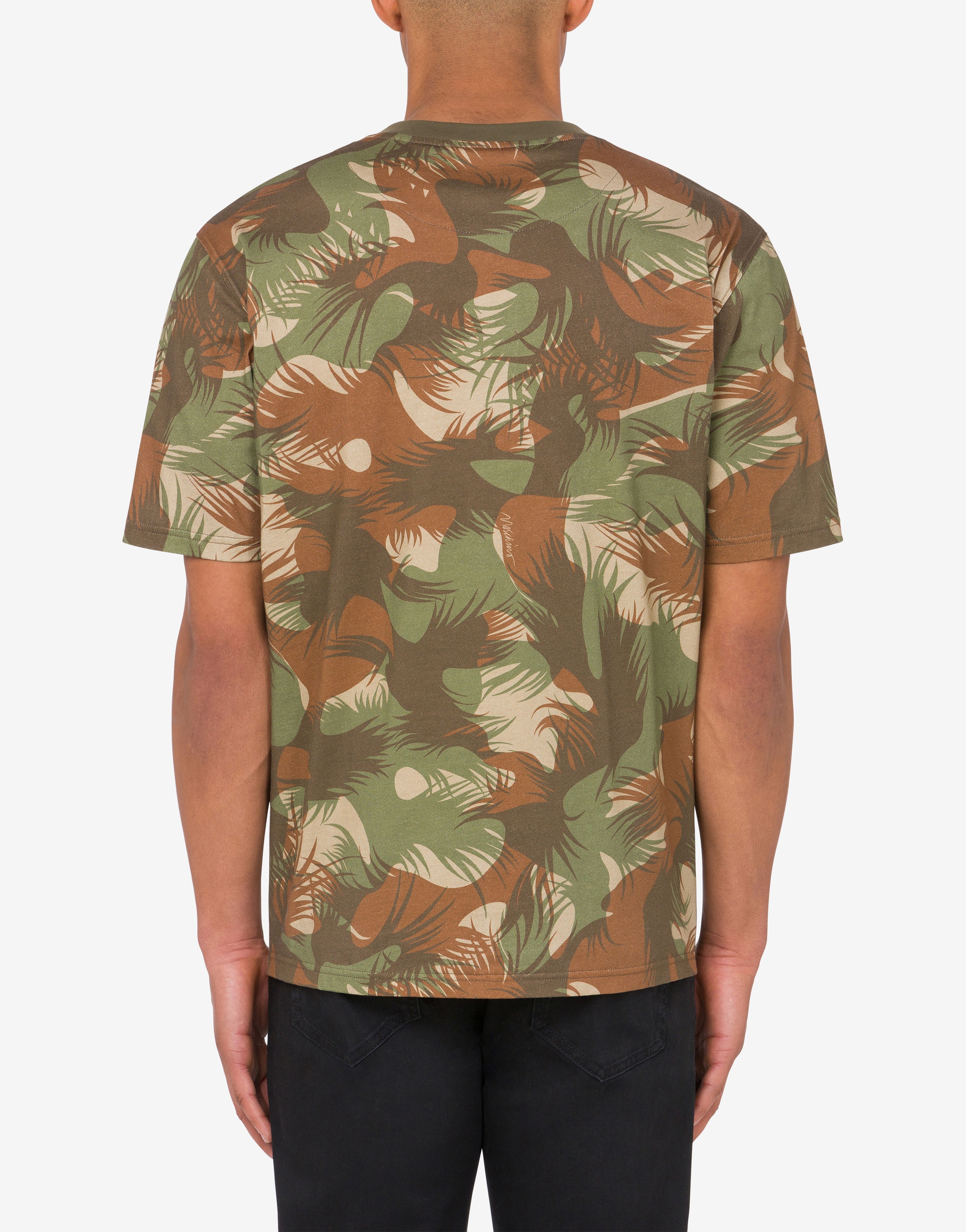 CAMOUFLAGE PRINT JERSEY T-SHIRT - 3