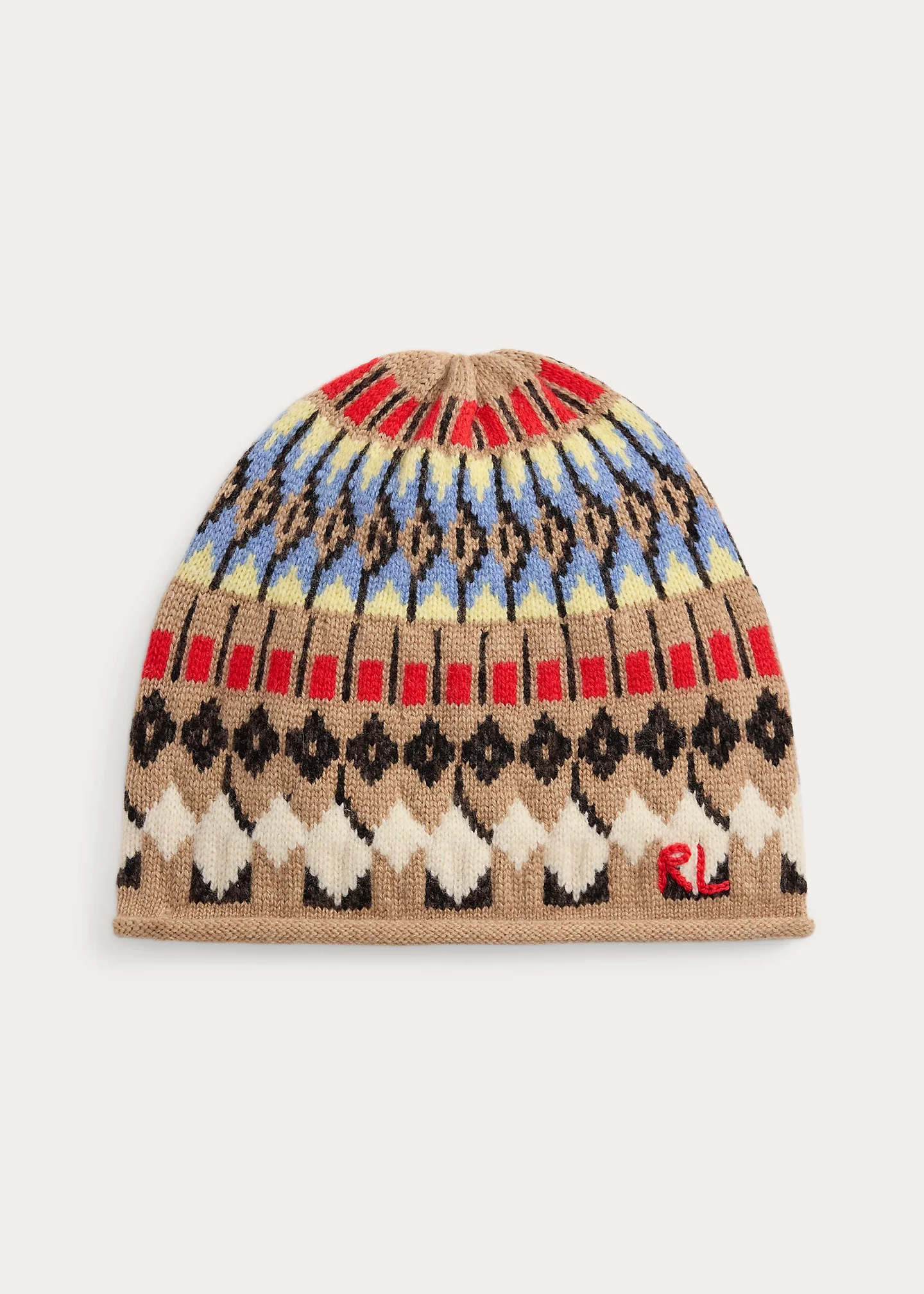 Fair Isle Wool-Blend Beanie - 1