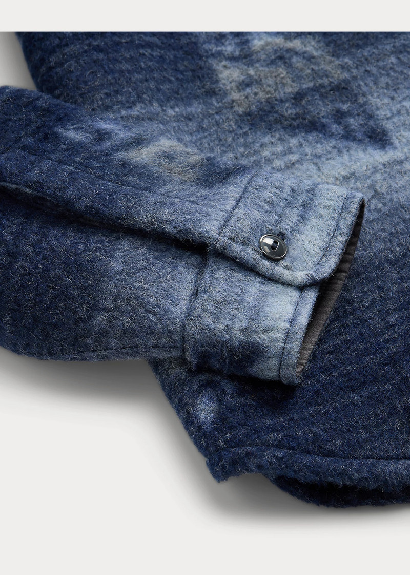 Double-Knit Jacquard Overshirt 4