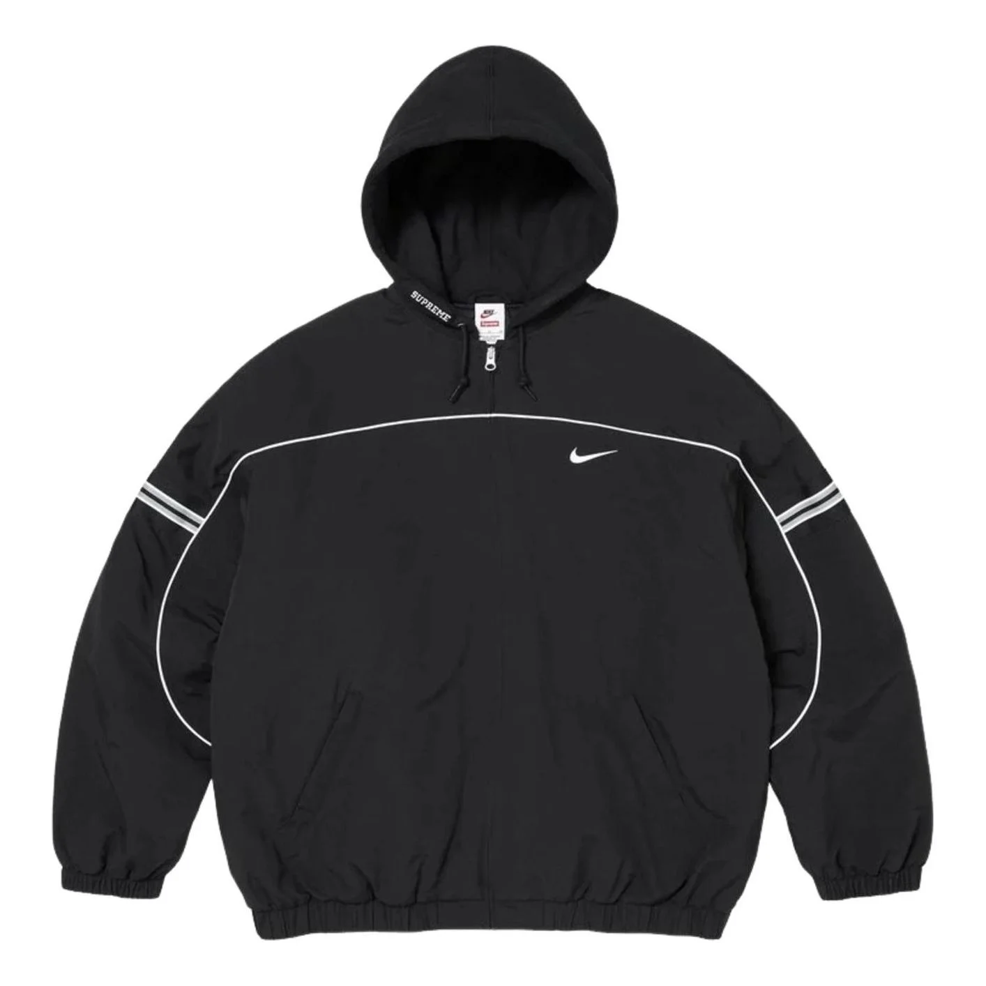 Supreme FW26 x Nike Nylon Hooded Jacket 'Black' FW26J2-BLACK - 1