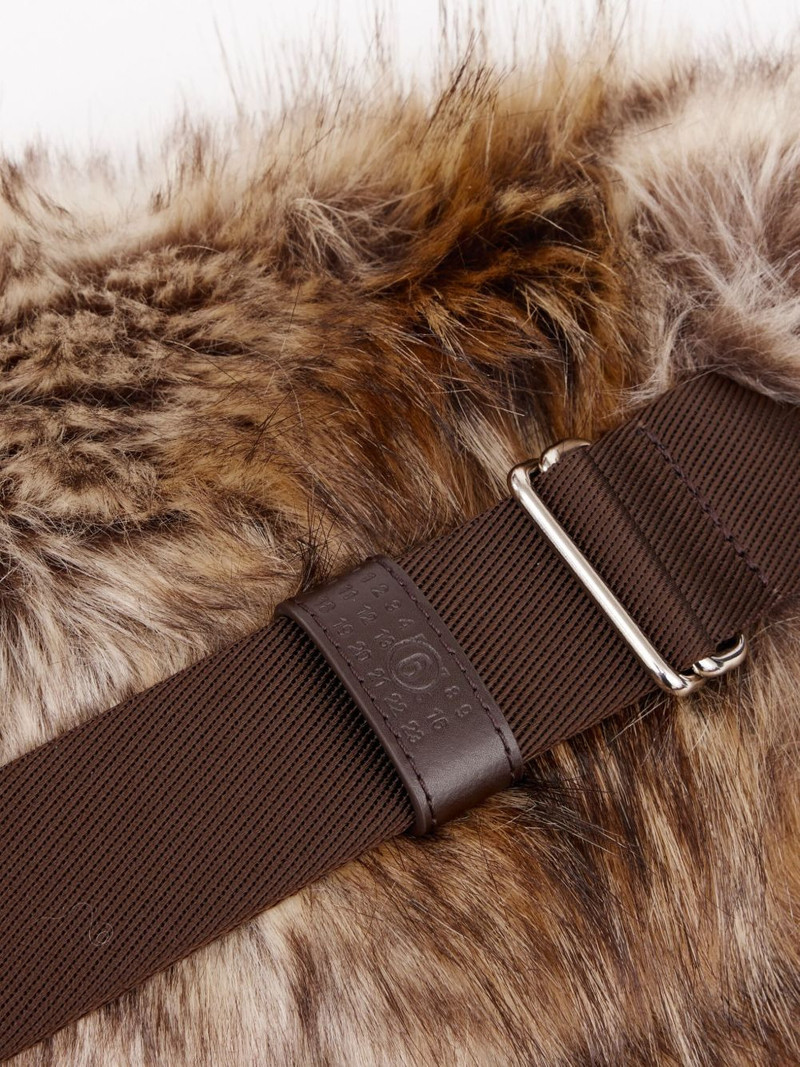 faux-fur belt bag 5
