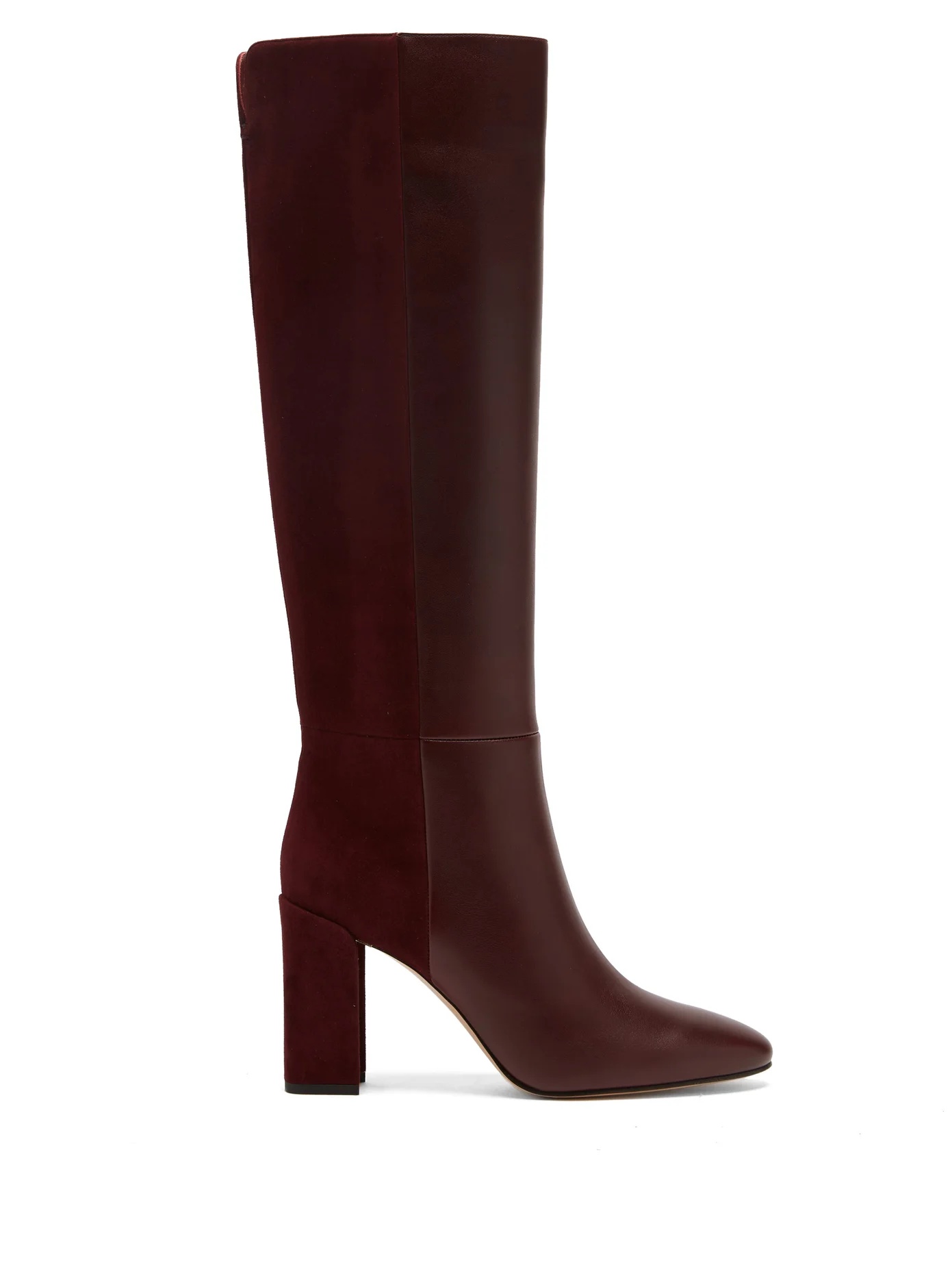 Elements suede and leather knee-high boots - 1