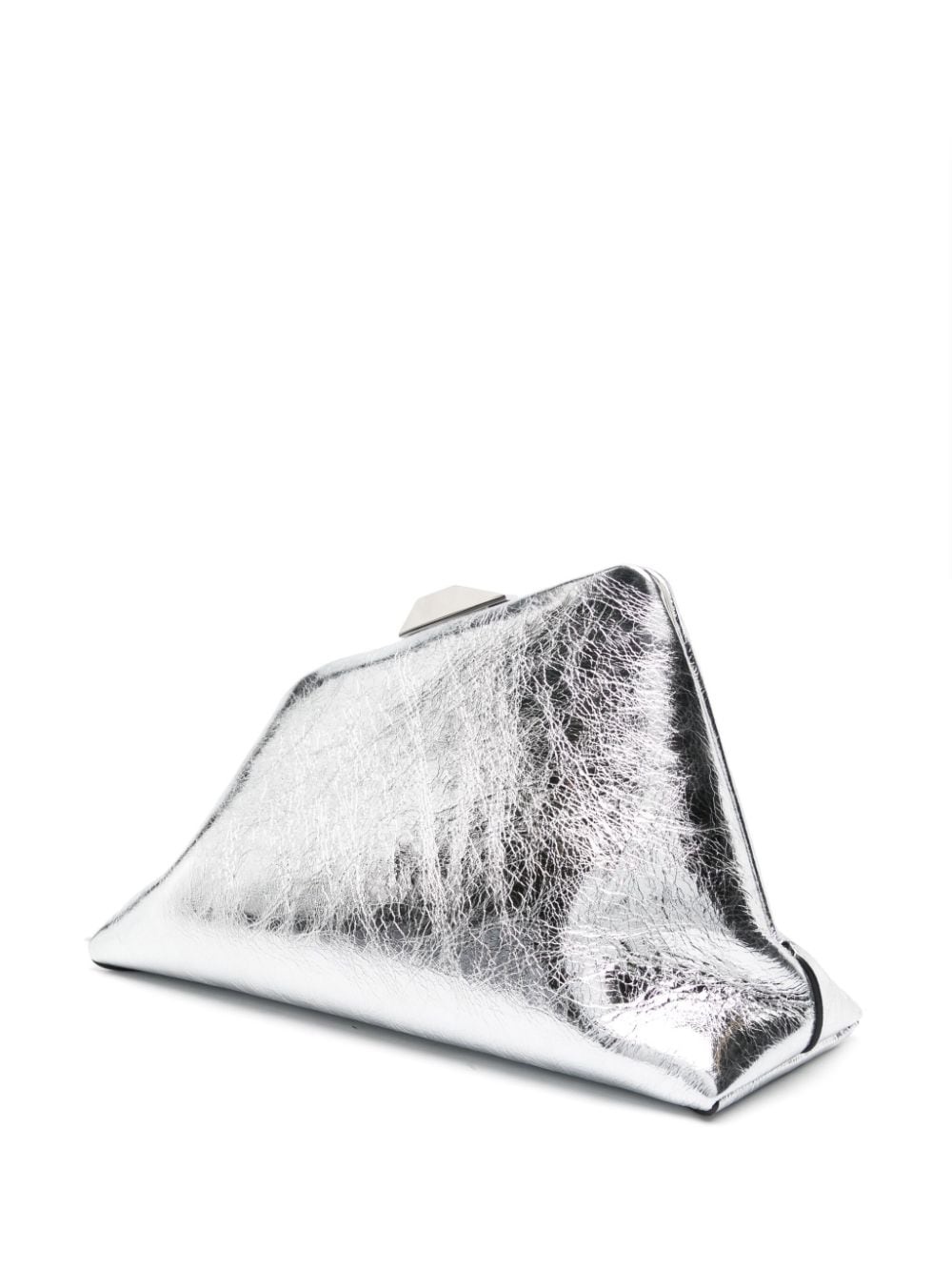 Day Off metallic leather clutch bag - 3