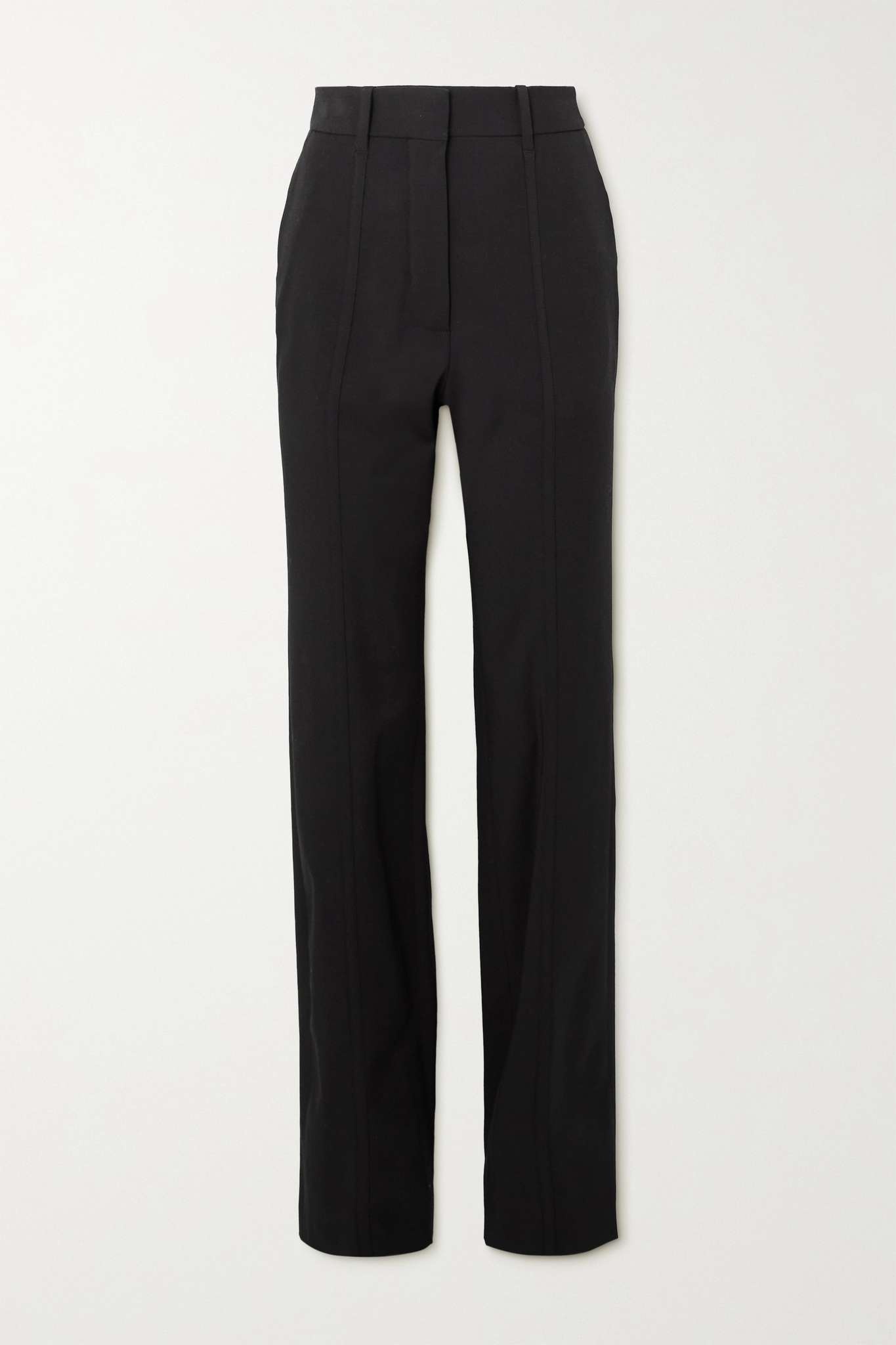 Stretch-twill straight-leg pants - 1