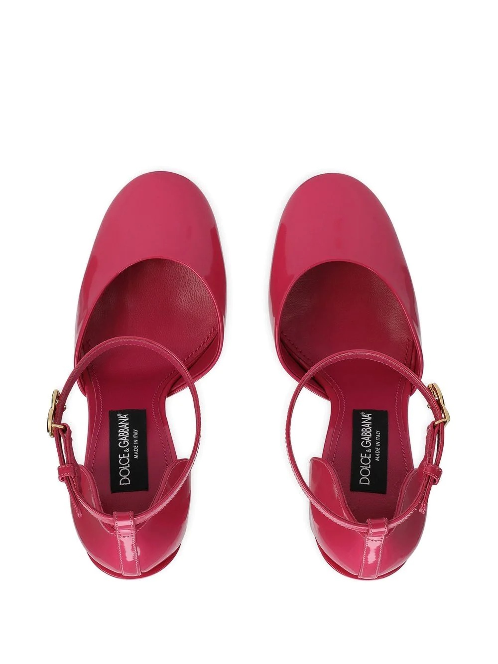 calfskin platform mules - 4