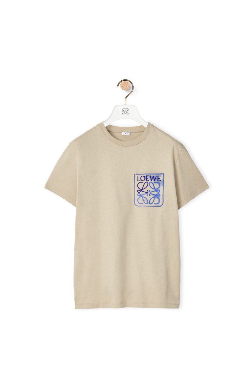 Anagram fake pocket T-shirt in cotton - 1