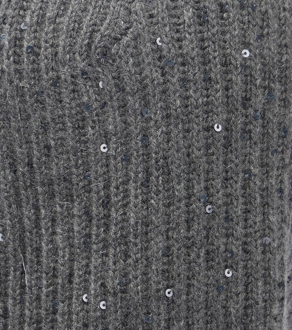 Sequined cashmere and silk snood - 2