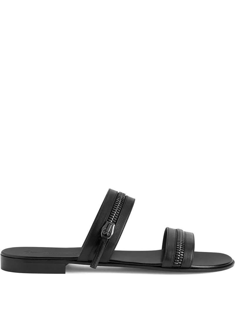 Brad zip-detail sandals 1