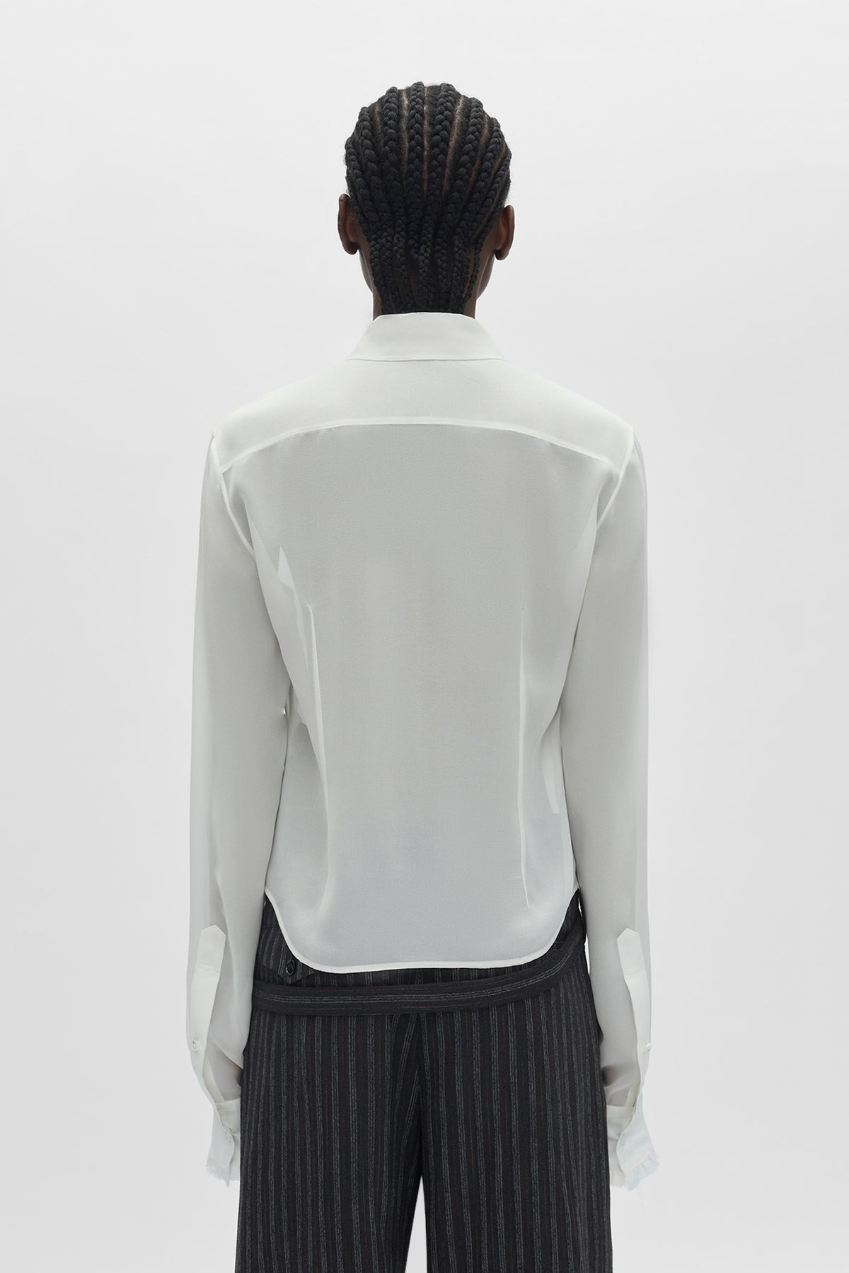 Nare Slim Fit Ruffle Shirt - 3
