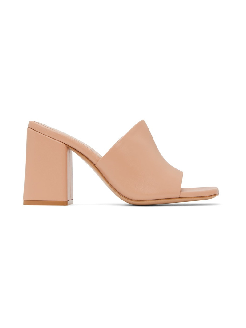 Beige Wynn Heeled Sandals 1