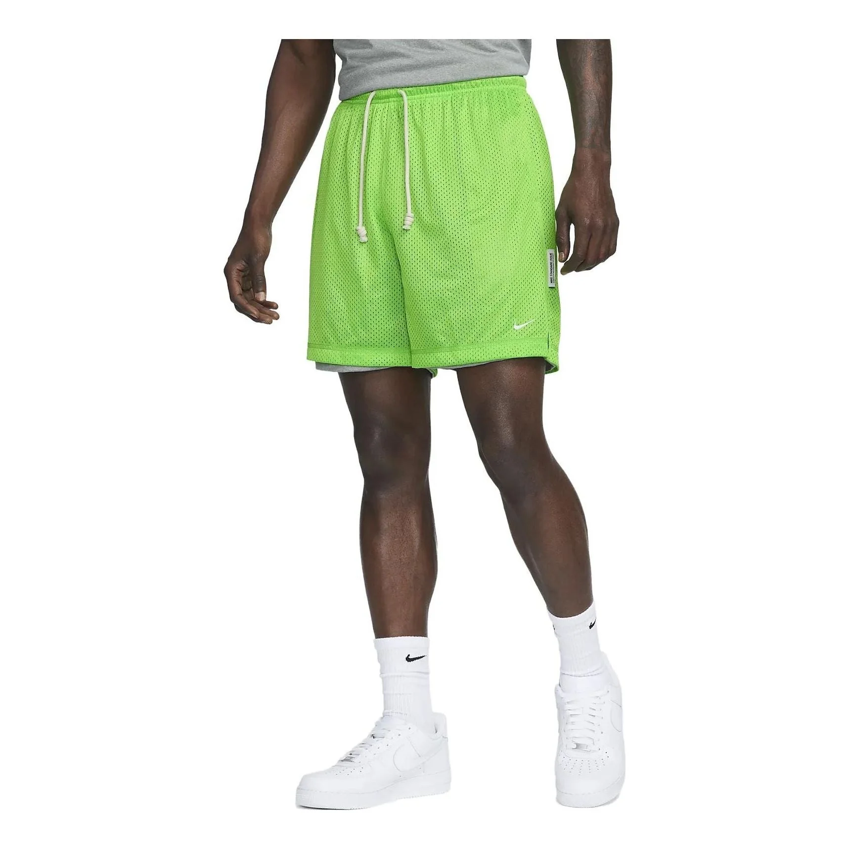 Nike Dri-FIT Standard Issue Reversible Basketball Shorts 'Light Fluorescent Green' DQ5708-313 - 1