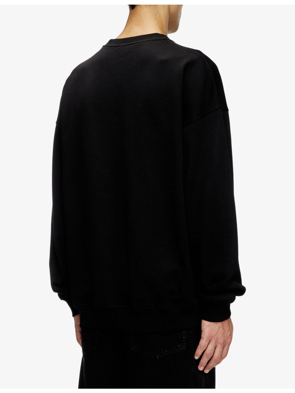 S-Mart-Bigoval Brand-Embossed Cotton-Jersey Sweatshirt - 4