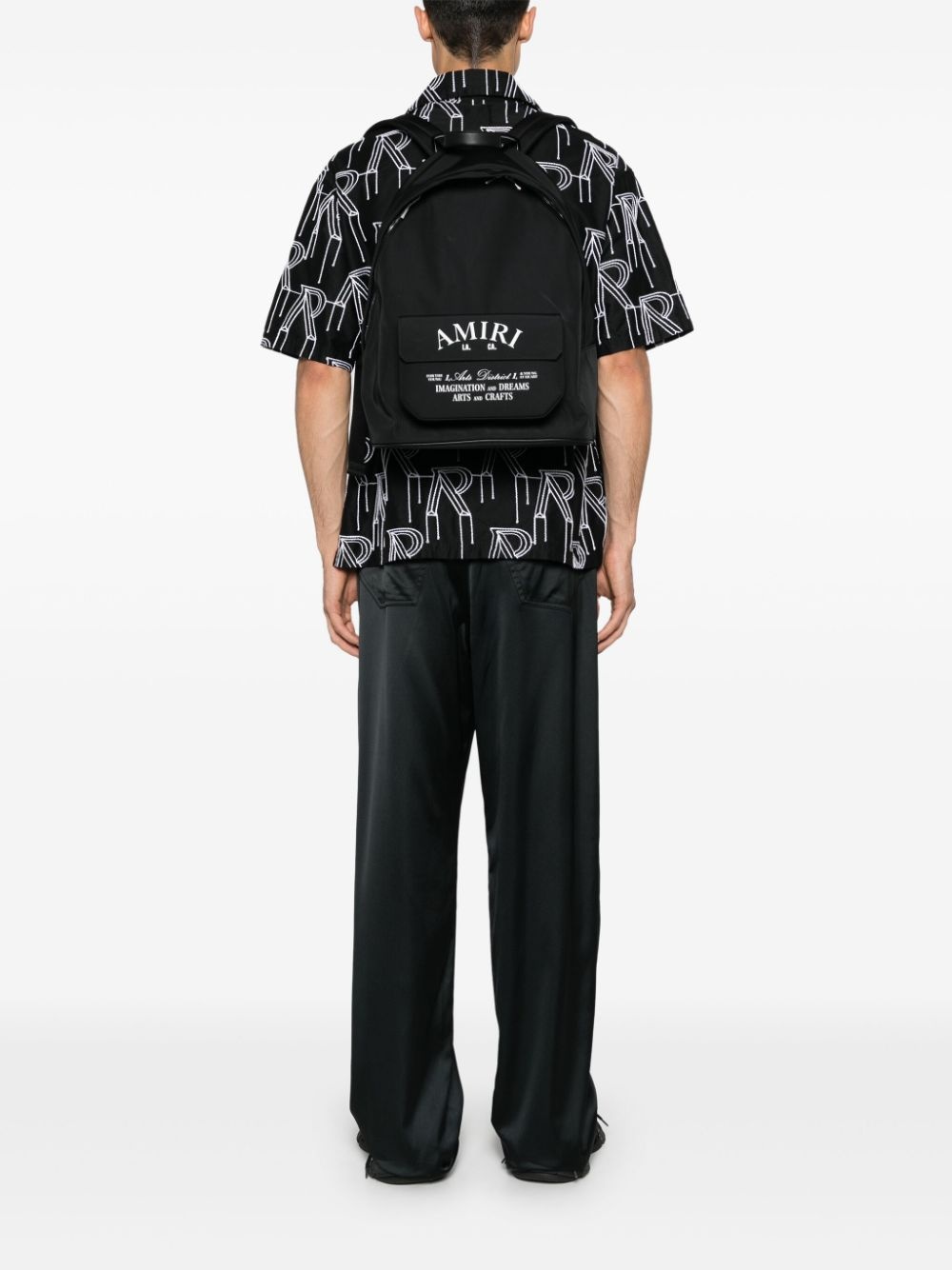 logo-print backpack - 2
