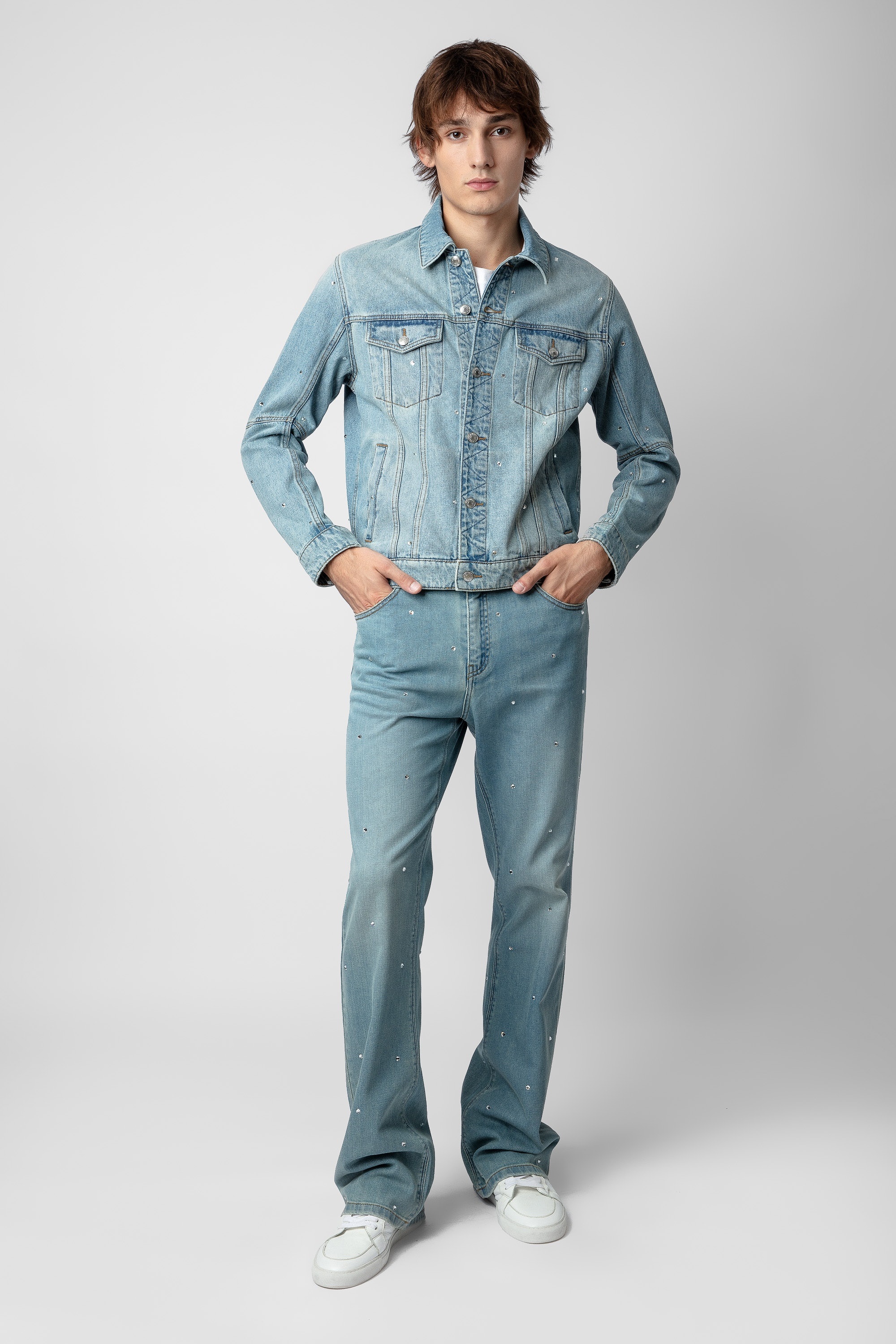 Kasy Diamanté Denim Jacket - 7