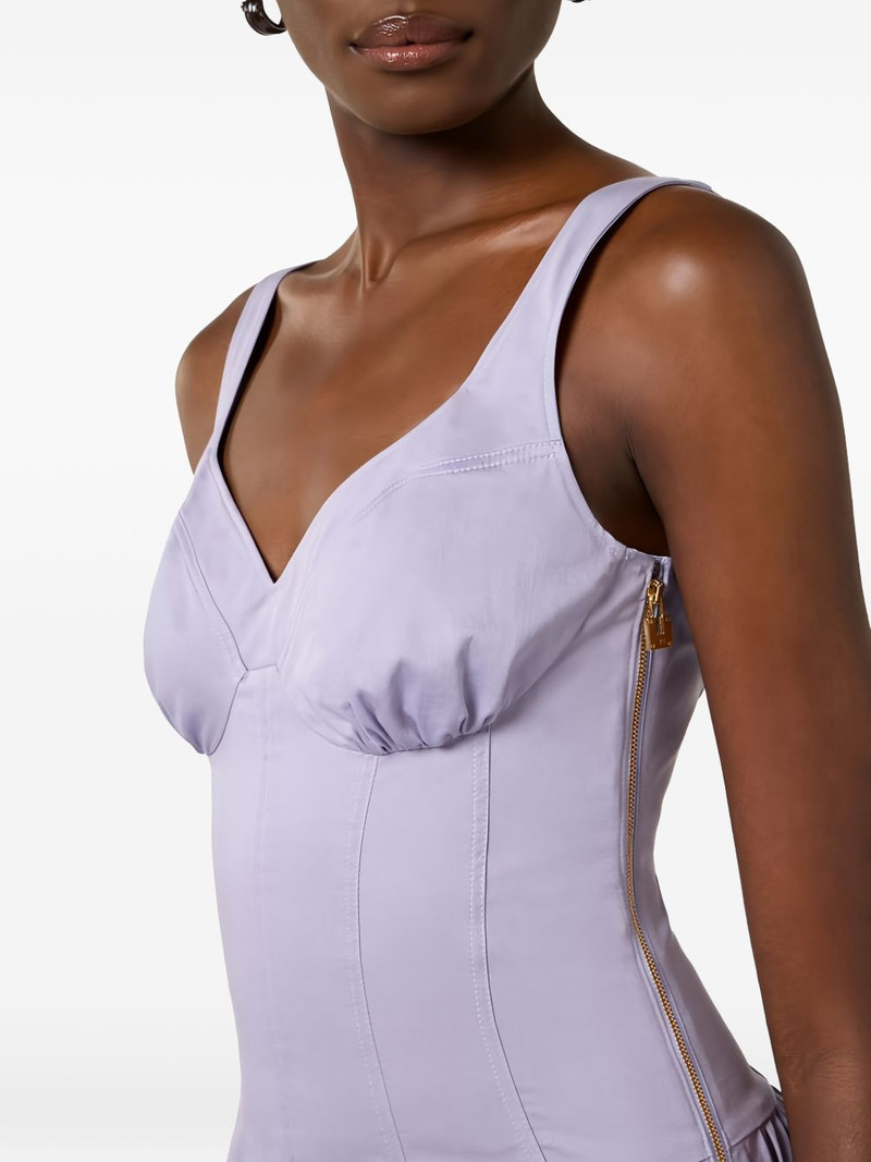 gathered midi dress 5
