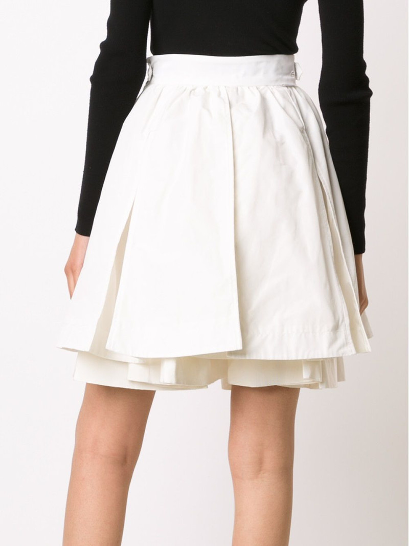 layered A-line skirt 4