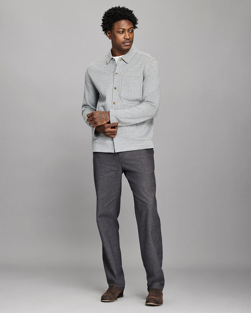 Numajiri Herringbone Shirt Jacket 3