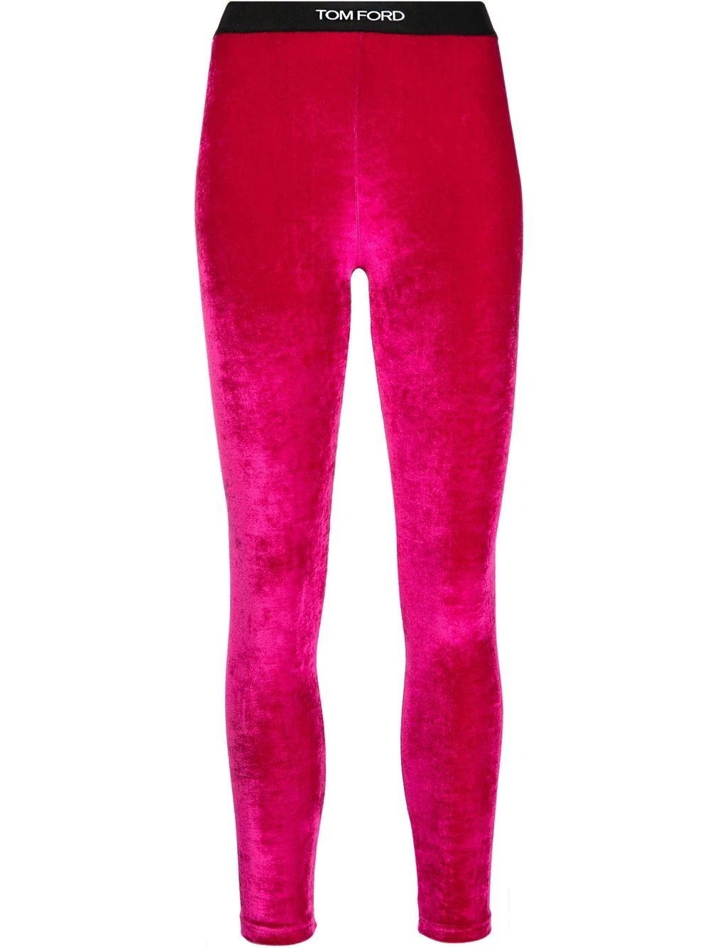 logo-waistband high-waisted leggings - 1