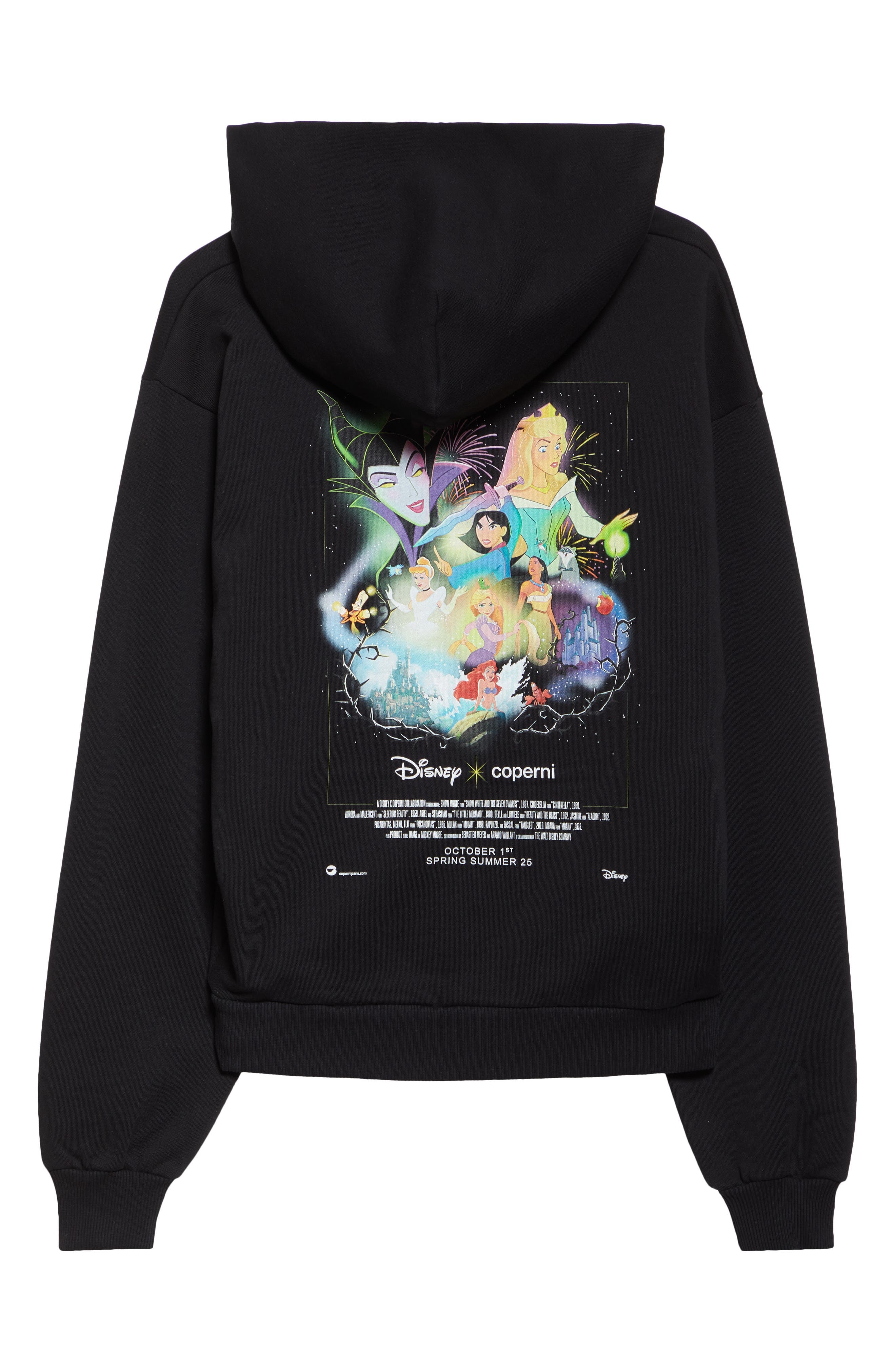 Coperni x Disney Collector Fleece Graphic Hoodie in Black at Nordstrom - 8