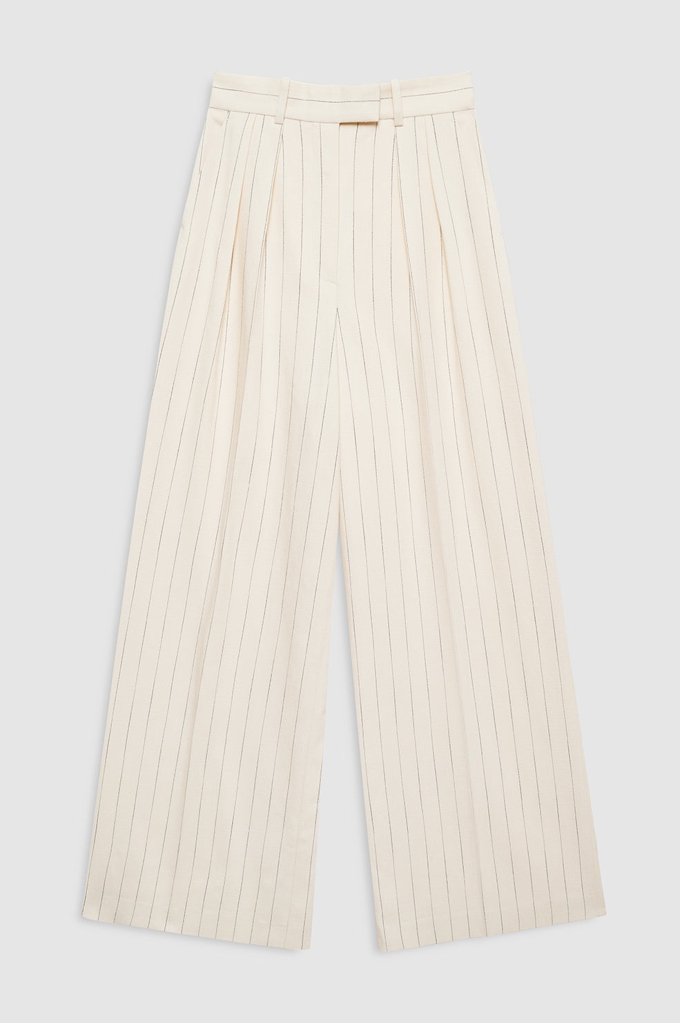 Lou Trouser - Cream And Black Stripe - 1
