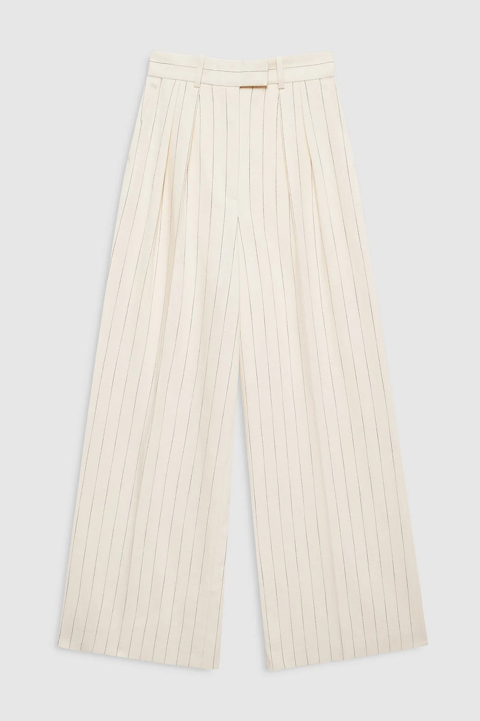 Lou Trouser - Cream And Black Stripe - 1