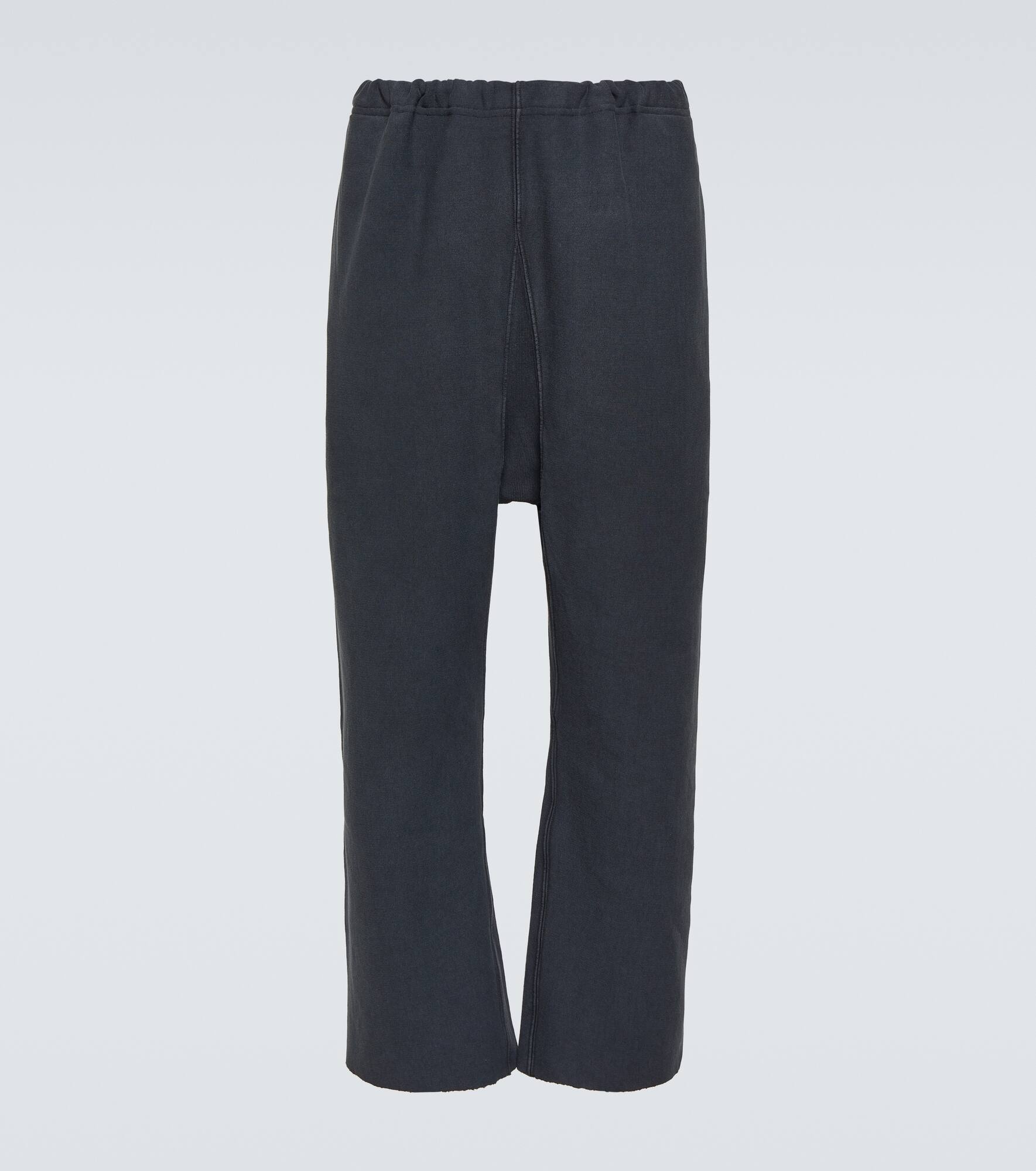 Cotton straight pants - 1
