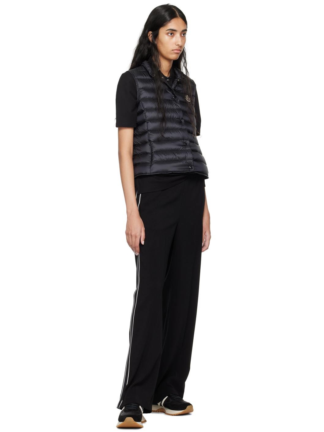 Black Liane Down Vest - 4